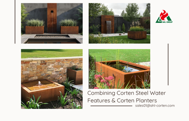 Corten Steel Water Feature